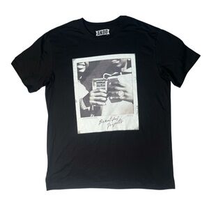 MENS AKOO CHEERS KNIT WHITE TEE SHIRT sz various